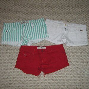 y2k hollister shorts lot